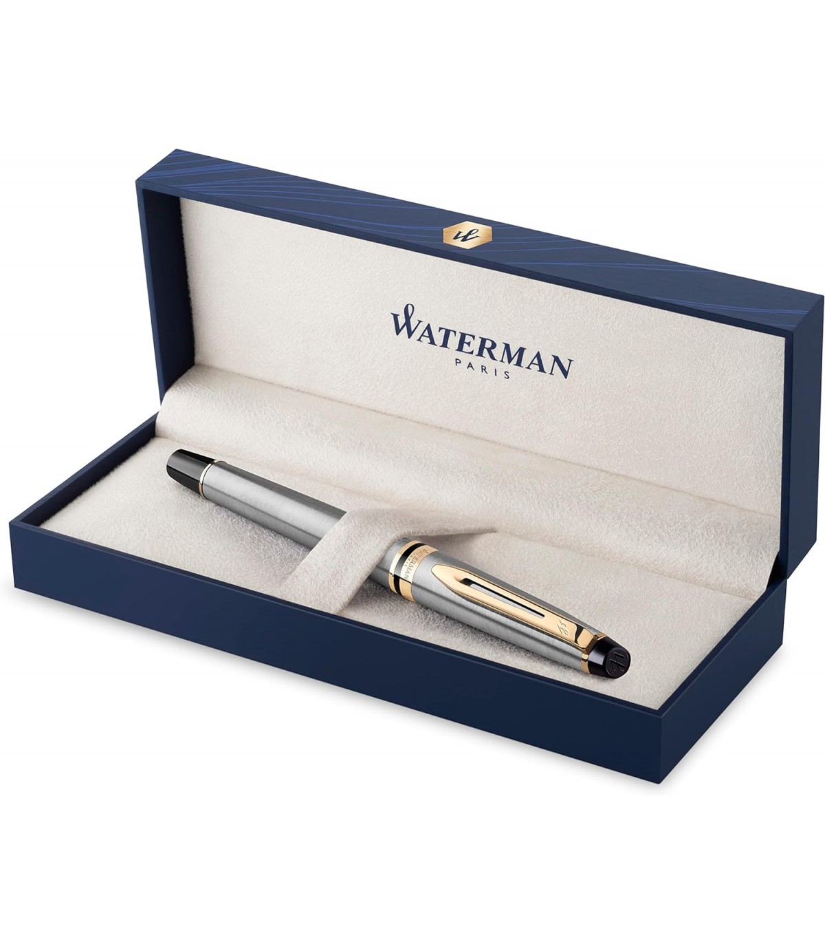 PENNA STILOGRAFICA WATERMAN MOD.STAINLESS STELL GT CON FINITURE