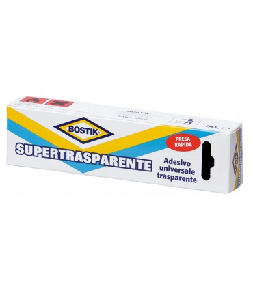 BOSTIK SUPERTRASPARENTE ADESIVO UNIVERSALE TRASPARENTE 50G