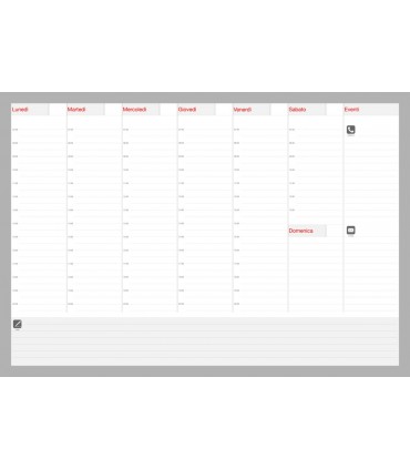Sottomano da Scrivania mis.49x34 52 Fogli