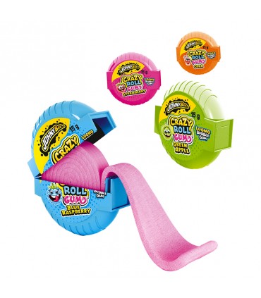 CRAZY ROLL BUBBLEGUM ROLL GUSTI FRUTTA SSORTITI 5g EXPO DA 24 PZ.