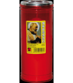 LAMPADE VOTIVE T.40/5 ROSSO H. 15 cm