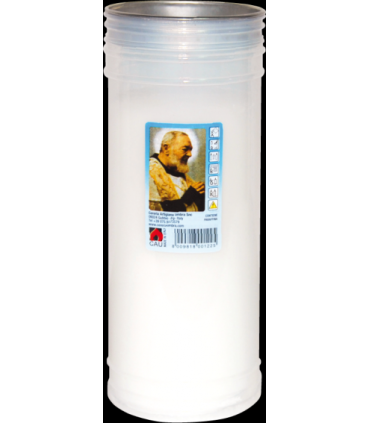 LAMPADE VOTIVE T.80 K  Bianco H.21CM.