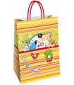 Buste Carta fantasia manico in cordino mis.26x12x35  conf. 25 pz.