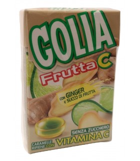 GOLIA FRUTTA C GUSTO GINGER LIME E ZENZERO SENZA ZUCCHERO ASTUCCIO CONF. DA 20 ASTUCCI