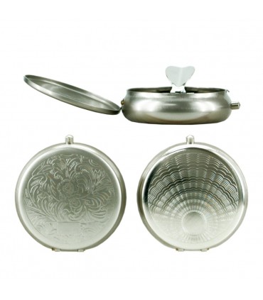 Posacenere Tascabile Atomic in Metallo Cromato Expo da 12 pz. fantasie assortite