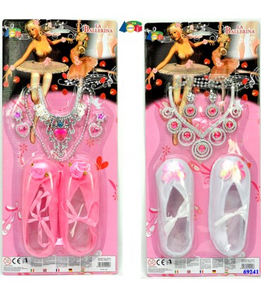 SET LA BALLERINA CON SCARPETTE GINMAR CON ACCESSORI