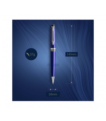 PENNA A SFERA WATERMAN MOD.EXPERT BLUE CT FINITURE DORATE CONFEZIONATA IN ELEGANTE ASTUCCIO