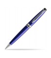 PENNA A SFERA WATERMAN MOD.EXPERT BLUE CT FINITURE DORATE CONFEZIONATA IN ELEGANTE ASTUCCIO