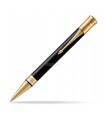 PENNA A SFERA PARKER MOD.DUOFOLD CLASSIC BLACK GT con finiturE in oro 23K CONFEZIONATA IN ELEGANTE ASTUCCIO REGALO