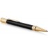 PENNA A SFERA PARKER MOD.DUOFOLD CLASSIC BLACK GT con finiturE in oro 23K CONFEZIONATA IN ELEGANTE ASTUCCIO REGALO