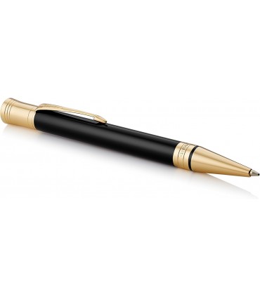 PENNA A SFERA PARKER MOD.DUOFOLD CLASSIC BLACK GT con finiturE in oro 23K CONFEZIONATA IN ELEGANTE ASTUCCIO REGALO