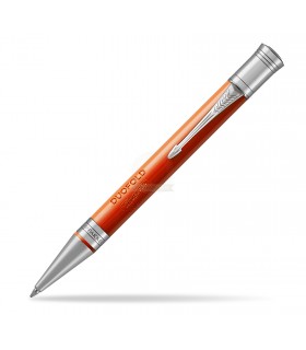 PENNA A SFERA PARKER MOD.DUOFOLD CLASSIC BIG RED VINTAGE con finiturE in oro 18K CONFEZIONATA IN ELEGANTE ASTUCCIO REGALO