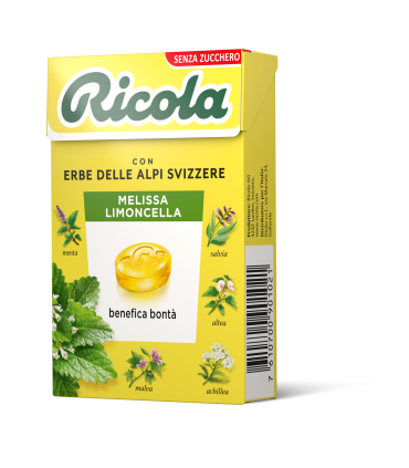 RICOLA MELISSA E LIMONCELLA SENZA ZUCCHERO ASTUCCIO CONF. DA 20 PZ.