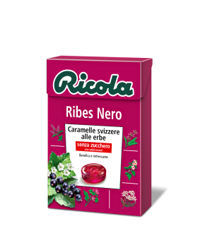 RICOLA RIBES NERO SENZA ZUCCHERO ASTUCCIO CONF. DA 20 PZ.