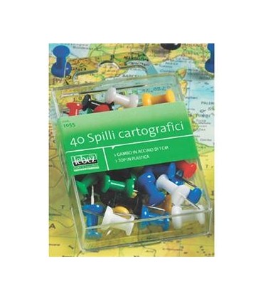 Spilli Cartografici Lebez da 40 pz.