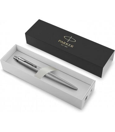 Penna A SFERA PARKER MOD. Jotter XL MONOCHROME STAINLESS CT COLORE ARGENTO CONFEZIONATA IN ELEGANTE ASTUCCIO
