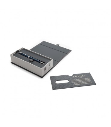 Penna PARKER A SFERA MOD.SONNET BLUE CT CONFEZIONATA IN ELEGANTE ASTUCCIO
