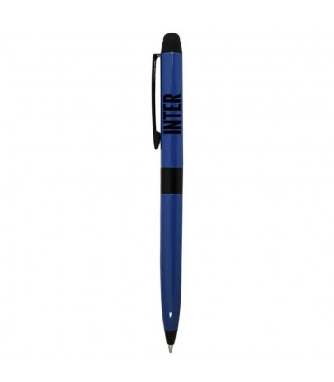 PENNA A SFERA CON PUNTALE TOUCH F.C. INTER CONFEZIONATA IN ELEGANTE SCATOLA DA REGALO