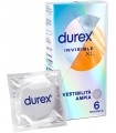 Durex Invisible XL DA 6 pz.