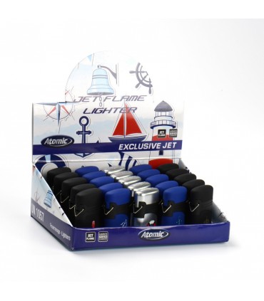 Accendino Atomic Turbo Jet conf. da 25 pz. assortiti in 5 Fantasie