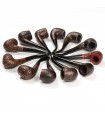 Pipa in LEGNO MYON midi COLORE  MARRONE L.12 cm DIAMETRO 9MM CON BUSTINA IN TESSUTO DISPONIBILE IN 12 MODELLI