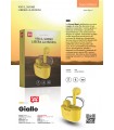 AURICOLARI BLUETOOTH SOUND BEAT SMART-J COLORE GIALLO CONFEZIONATE IN SCATOLA DA REGALO