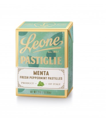 PASTIGLIE LEONE ALLA MENTA SCATOLETTA DA 30g CONF. 18 PZ.
