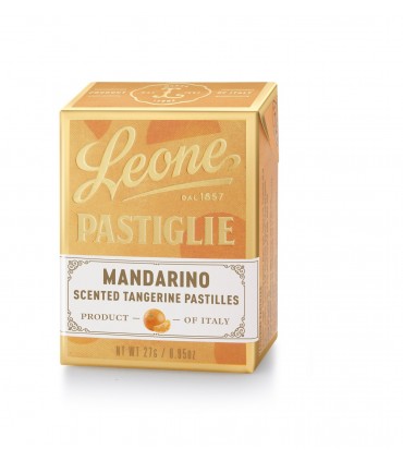 PASTIGLIE LEONE GUSTO MANDARINO IN SCATOLETTA DA 30G CONF. 18 PZ.