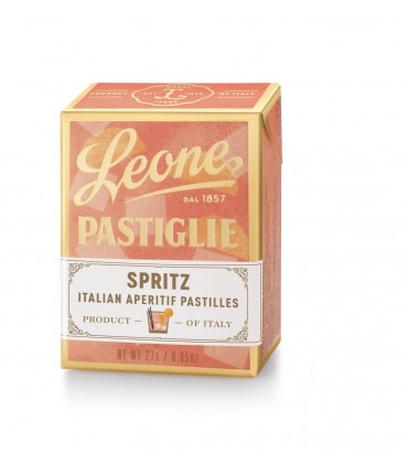 ESPOSITORE PASTIGLIE LEONE SPRITZ SCATOLETTA DA 30g CONF. 18 PZ.