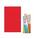 CARTA CRESPA CWR GR.40 COLORE ROSSO NATALE ROTOLO CM.50X250