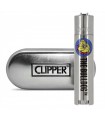 Accendino Clipper Large in Metallo The Bulldog Deluxe Expo da 12 pz.