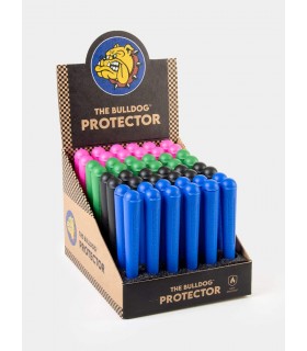 CUSTODIA PORTA TABACCO THE BULLDOG IN PLASTICA COLORATA L.120MM CONF. 48 PZ. COLORI ASSORTITI