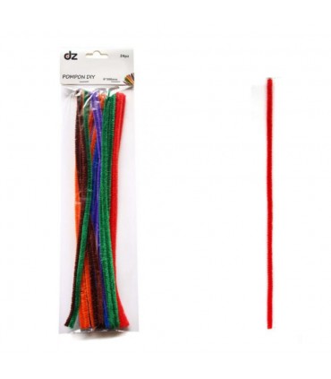 Scovolini LUNGHI COLORATI DA Pipa  lisci in cotone da 100pz.