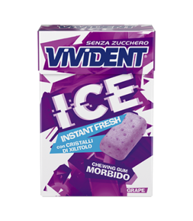 VIVIDENT ICE ISTANT FRESH GRAPE S/Z ASTUCCIO CONF. DA 20 PZ.