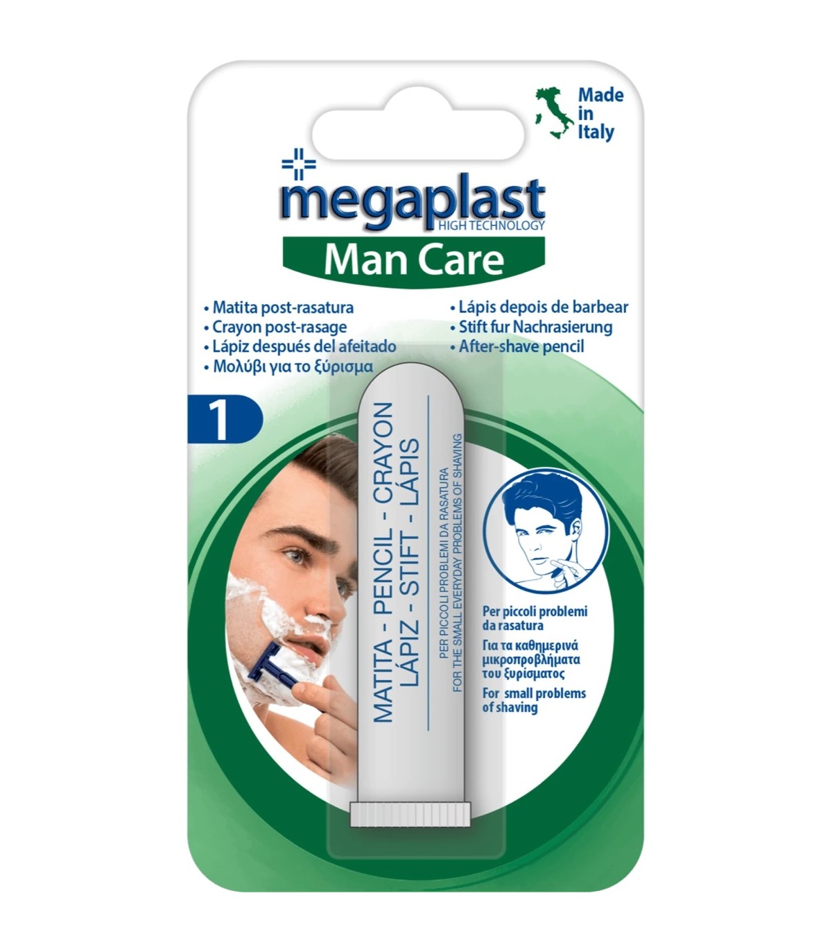 MATITA EMOSTATICA MEGAPLAST MAN CARE POST RASATURA