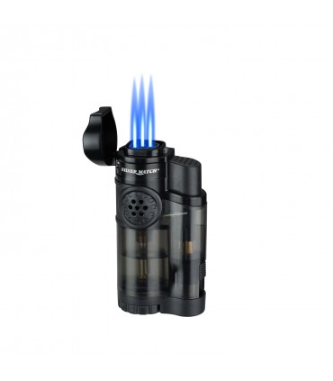 ACCENDINO ELETTRONICO SILVER MATCH EDIMBOURG TURBO JETFLAMER EXPO DA 6 PZ. colori assortiti