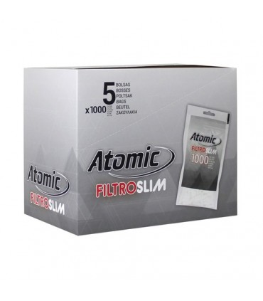 Filtri Atomic SLIM 6mm IN BUSTA  conf. 5 buste da 1000 filtri