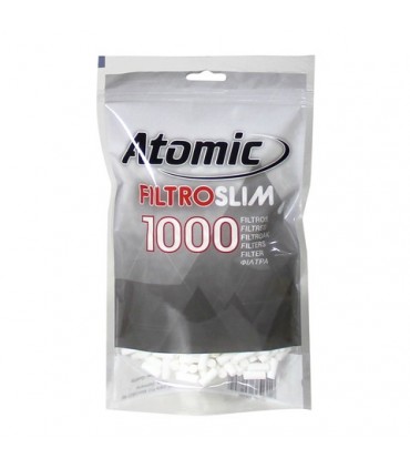 Filtri Atomic SLIM 6mm IN BUSTA  conf. 5 buste da 1000 filtri