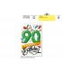Biglietto CROMO COMPLEANNO 90 ANNI CON GLITTER CONF. 6 PZ.