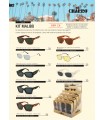 Occhiali da Sole El Charro SUN Kit Malibu  Expo da 16 pz. modelli assortiti coem da foto