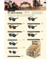 Occhiali da Sole El Charro SUN Kit SANTA MONICA  Expo da 16 pz. modelli assortiti