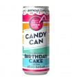 BEVANDA CANDY MAN SPARKLIN BIRTHDAY CAKE GUSTO FRAGOLA E VANIGLIA LATTINA 330ml CARTONE 12 PZ.