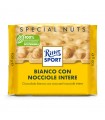 RITTER SPORT TAVOLETTE 100G SPECIAL NUTS CIOCCOLATO BIANCO CON NOCCIOLE INTERE CONF. 10 PZ.