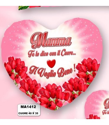 Cuscino Mamma a forma di cuore