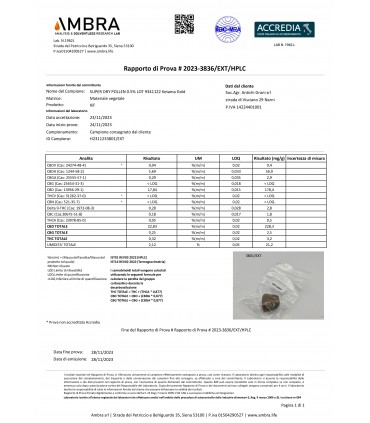 Hashish di Cannabis Narnia Crew KETAMA GOLD CBD 30% in scatola da 1 gr