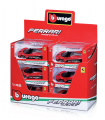 Modellini Auto Ferrari Racing Play Burago Scala 1:43 Expo da 12 pz. modelli assortiti