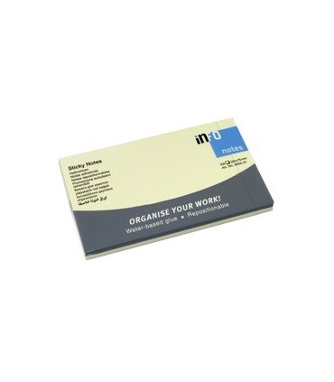 Memo Stick colore giallo 75mm x 125mm conf. 12 pz.