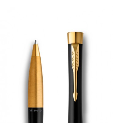 Penna PARKER A SFERA MOD. URBAN MUTED BLACK IN ACCIAIO COLORE NERO CONFEZIONATA IN ELEGANTE ASTUCCIO