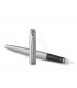 Penna PARKER stilografica MOD. Jotter IN ACCIAIO CON FUSTO COLORE ARGENTO coNFEZIONATA IN ELEGANTE ASTUCCIO