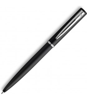 PENNA A SFERA WATERMAN MOD. ALLURE IN METALLO COLORE NERO CONFEZIONATA IN ELEGANTE ASTUCCIO